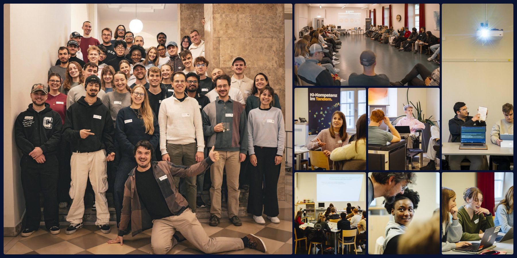 Collage vom Kick-off in Bamberg