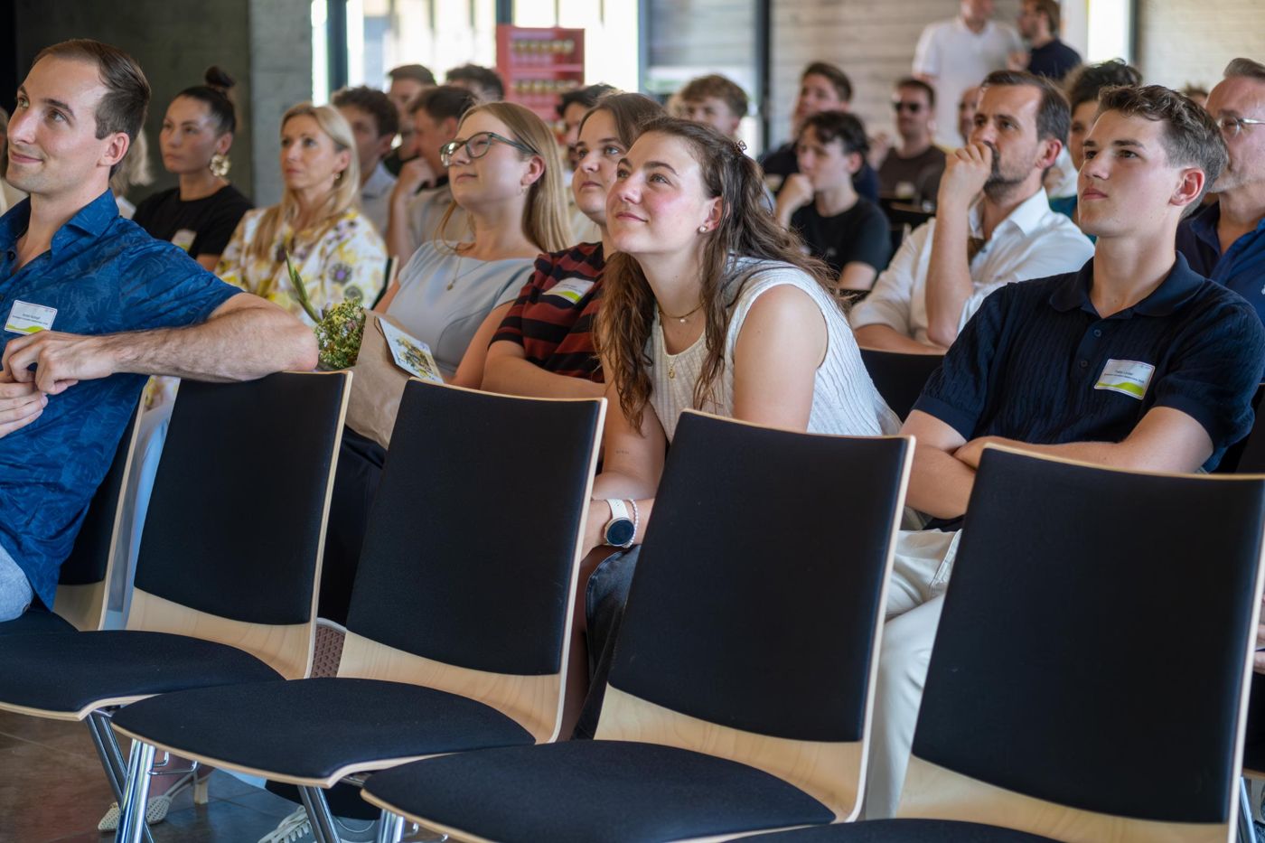 Publikum beim Abschlussevent